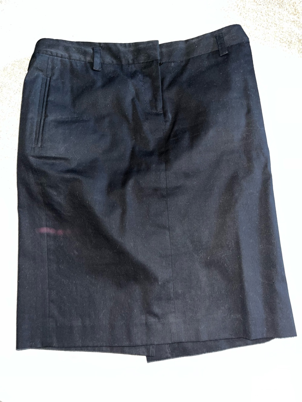J. Crew Black Midi Skirt
